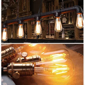 High Bright ST64 T45 Led Edison Bulb Lamp Glass E27 220v Retro Tungsten Filament Bulbs Vintage pendant Filament Lampards 8w 12w