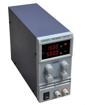 KPS1505DF 15V5A 110V-230V 0.1V/0.001A EU LED Digital Adjustable Switch DC Power Supply mA display