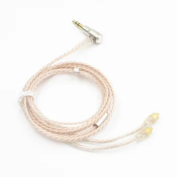 2016 New Hand-Made Silver Copper Mixed Earphone Upgrade Cable For Shure SE535 SE846 UE900 DQSM LZ A3 LZ A4 Shockwave III