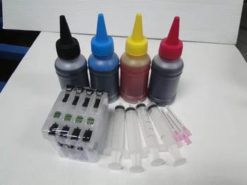 Refillable ink cartridge LC597 LC595 for Brother MFC-J2310 MFC-J2510 with ARC chip + 400ml dye ink