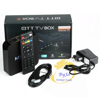 MX Pro 4K TV Box Amlogic S905X Quad Core 1GB Flash Android 5.1 Ultra 4K Streaming KODI 16.1 fully Load KODI box Tv box MXQ Pro