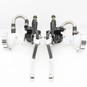 7/8 22MM Universal Motorcycle Hydraulic Brake Clutch Levers Master Cylinder For Suzuki 200-500CC Moto Hydraulic Brake Lever