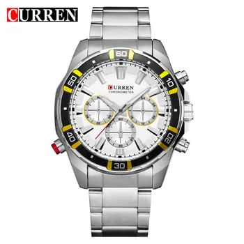2016 New CURREN Top Brand Design Business Army Sport Quartz Watches Men Male Casual Military Luxury Wristwatches 8184