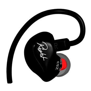 2017 New Earhook Earphones Original KZ ZS3 3.5mm In Ear Earbuds HIFI Auriculares Super Bass Running Sport Headphones