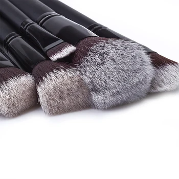 12pcs synthetic hair cosmetic brushes + brush holder cup case professional makeup blusher foundation powder eyeshadow brush set