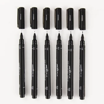 3 PCS Fineliner Pigma Micron Drawing Pen 005 01 02 03 05 08 Waterproof Anime Comic Pen Not Blooming Durable Art Markers