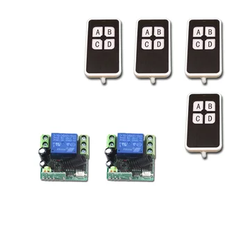 Wireless Remote Control 12v 1CH 1 CH 10A Relay Receiver RF Remote Controller Switch 315Mhz/433Mhz Transmitter