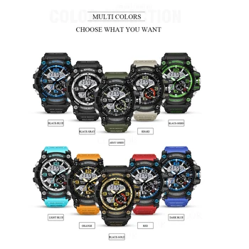 Fashion Military LED Digital Watch Men`s Top Brand Luxury Famous Sport Watch Male Clock Electronic Wrist Watch Relogio Masculino