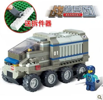WOMA J5619 Armoured Tank Plastic Building Block Sets 271pcs Educational DIY Bricks Toys for children