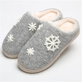 Trend top Cartoon winter cotton slippers for women and men Home Furnishing couple thickening bottom lovely indoor warm shoes