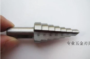 Of 1pc HSS 4241 6-18 7 steps spiral flute Step Drill Bits Set core drill bit cone Step Drill Bit Set hole cutter