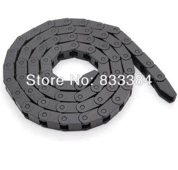 2pcs Cable drag chain wire carrier 10x15 length 1000mm/1M/1meter with end connectors