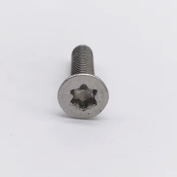 Small Torx Screw M1.6 M2 M2.5 M3 Silver Flat Head Stainless Steel Machine Screws T4 T6 T8 T10 Pack 1000