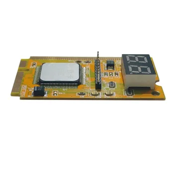 Plastic/Metal 5 x 3 x 1 cm High Stability 3 in 1 Mini PCI-E LPC PC Analyzer Tester POST Card Test For Notebook Laptop Hexadecima