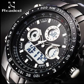 Readeel Sport Watch Men Military Waterproof Watches Fashion Silicone Digital Watch Men Wristwatches Clock Male relogio masculino