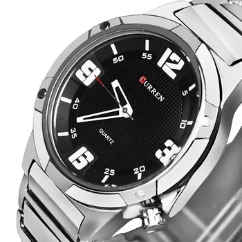 Casual Full Steel Men Watches Clock Male Military Watch Men Full Steel Watch CURREN Men Quartz Sports Watches For Men Relojes