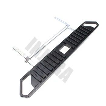 2PCS Black/S Metal Side Pedal Plate for 1:10 RC Rock Crawler Axial SCX10 Upgrade Parts