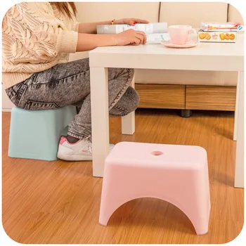 Japanese creative fashion small plastic stool, child stool, bath stool changing his shoes weighing 180 pounds K4900