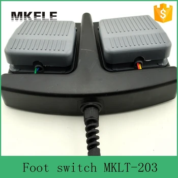 MKLT-203 CE factory direct price high efficiency double pedal tattoo machine foot switch from China