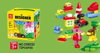 Wange 58231 Classic DIY 625 Pcs Classic Creative Building Blocks Bricks Game Educational Toys for children Decool Lepin