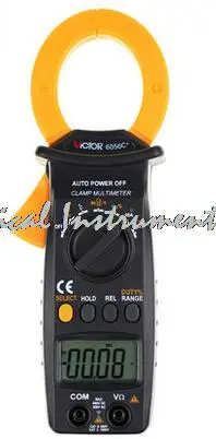 Fast arrival VICTOR 6056C + VC6056C + 3-3 / 4 Digital Clamp Meter Non-contact measurement Jaw open 35mm