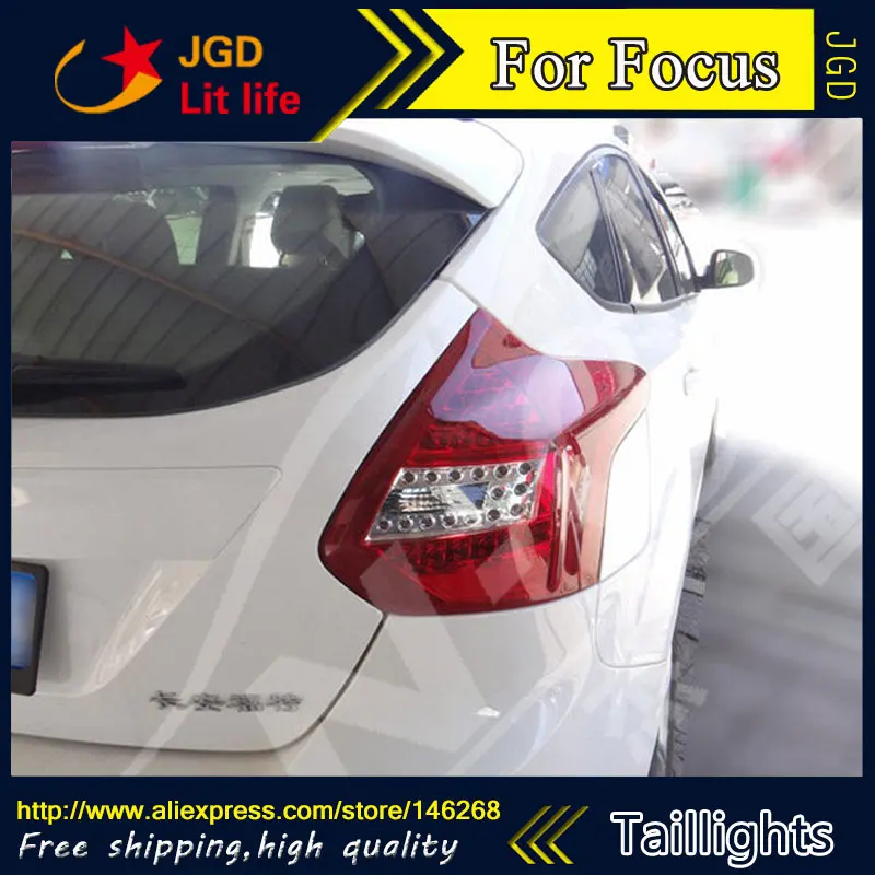 Car Styling tail lights for Ford Focus 2012 2013 LED Tail Lamp rear trunk lamp cover drl+signal+brake+reverse