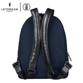 LETDREAM Nylon School Backpacks Vintage Rucksack Bags for Teen Girl Boy Bags Waterproof Luxury Escolar Mochila Canvas backbags