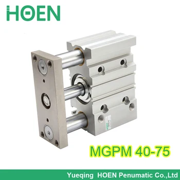 SMC type MGPM40-75 40mm bore 75mm stroke Pneumatic Guided Cylinder, compact guide, slide bearing mgpm 40-75 40*75 40x75