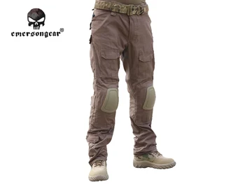 Emersongear Gen2 Combat Pants With Knee Pads Military Airsoft Tactical Gear Military Camouflage Trousers EM6987 Coyote Brown