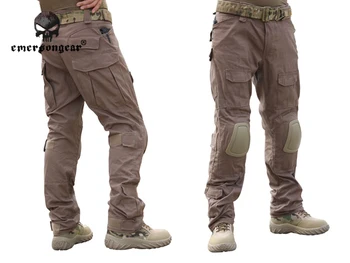 Emersongear Gen2 Combat Pants With Knee Pads Military Airsoft Tactical Gear Military Camouflage Trousers EM6987 Coyote Brown