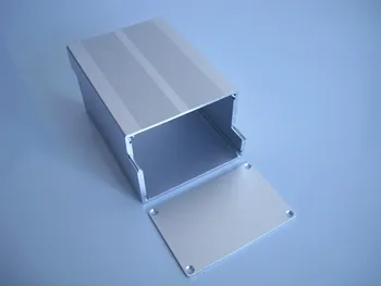 Aluminum Enclosure electrical extruded box separate type DIY 84*55*110mm NEW Silver