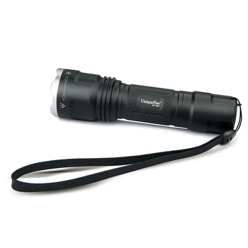 UniqueFire 1507-850nm 3W Zoomable LED Flashlight Torch Infrared Night Vision Fill Light Lamp+Gun Mount