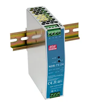 PowerNex] MEAN WELL original NDR-75-12 12v 6.3A meanwell NDR-75 12V 75.6W Single Output Industrial DIN RAIL Power Supply