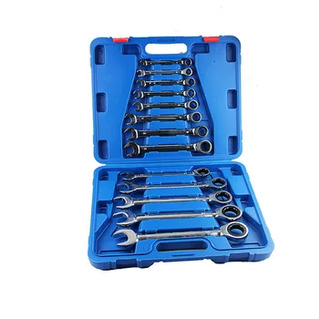 13PCS Combination Ratchet Wrench Set Hand Tools Wrench For Cars Auto Repair tool box Spanners ratchet wrench chave catraca