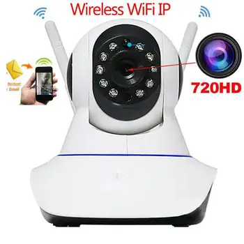 Wireless IP WIFI 720P Pan Tilt Network Security CCTV Camera Night Vision EU RU Free DDNS