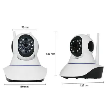 Wireless IP WIFI 720P Pan Tilt Network Security CCTV Camera Night Vision EU RU Free DDNS