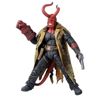 Mezco Hellboy wiht Weapons PVC Red Action Figure Collectible Model Toy 20cm/8