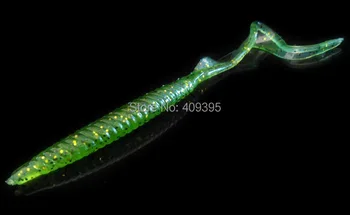 18pcs 18cm/6g Long tail Grub Super Soft fishing lure Soft Bait 10pcs in a package mixed sizes