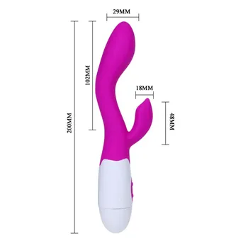 Pretty Love Sex Toys For Women Dual Motors Massager 30 Speed Silicone Vibrating Penis With Powerful Clit Vibrator Sex Products