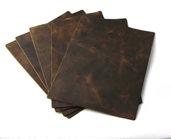 Wax horse leather thick genuine leather raw material diy leather 1.8-2.0mm 2011005