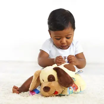 New Animal Taggies Elephant dog Soft Stuffed Plush Crib Bed Hanging Hand Rattles Baby Toys Girl Boy Gift Dolls