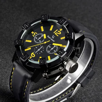 New Watch Men Sport Military Watches Brand Fashion Casual Quartz Watch black waterproof Clock Men Wristwatch Relogio Masculino