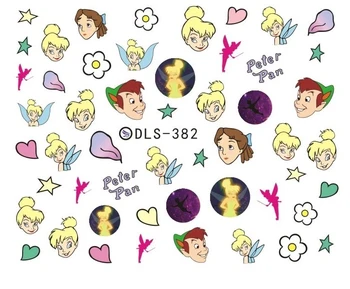 DLS377-382 DIY Water Transfer Foils Nail Art Sticker Fashion Nails Cartoon Harajuku Sailor moon Decals Minx Nail Decorations