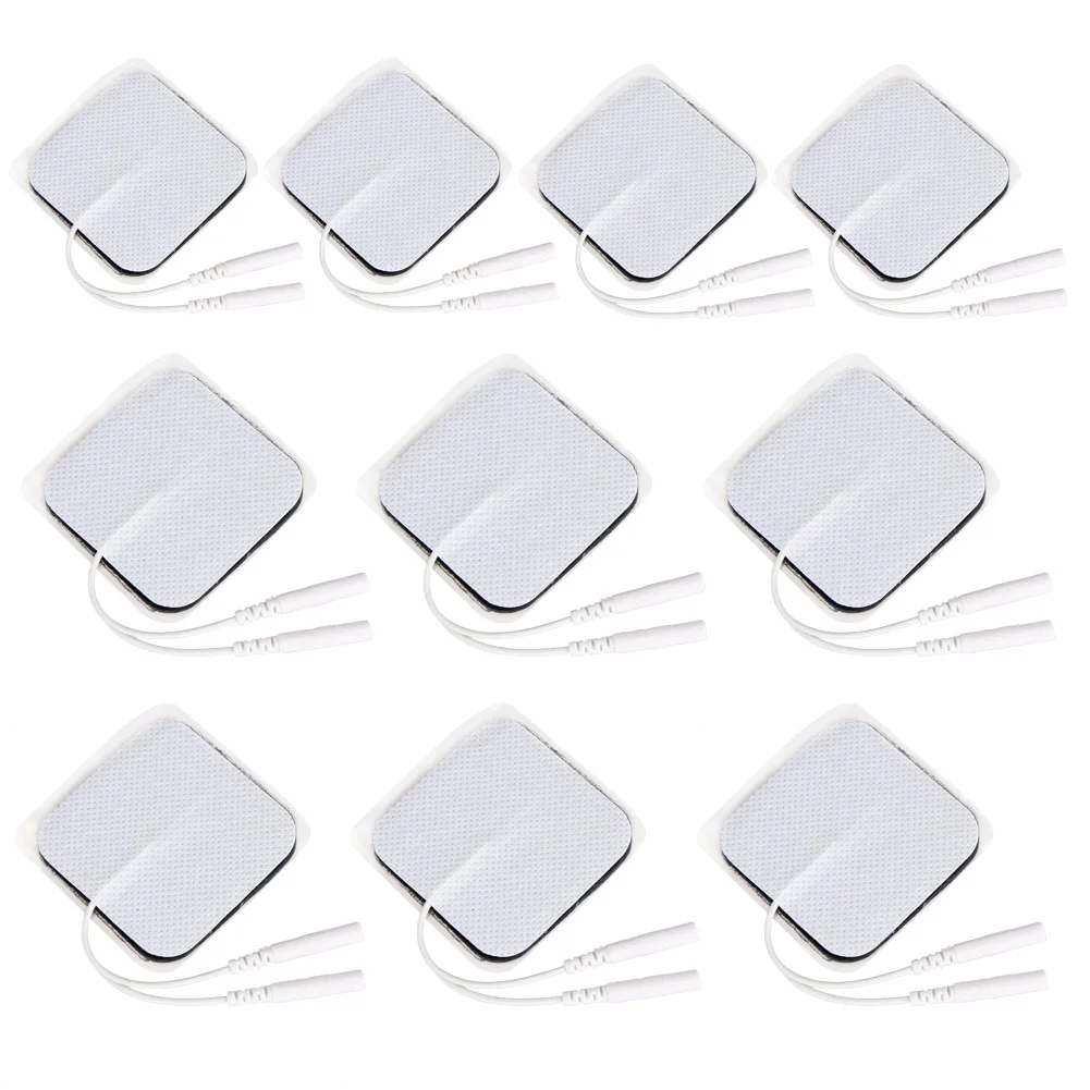 T2N2 20pcs Self-adhesive Replacement Pad for Physiotherapy Massager Stick Tens Therapy Machine Units Electrodes Pads