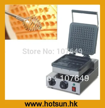 4-Slice Commercial Use 110v 220v Electric Nonstick Belgian Square Waffle Maker Iron Machine Baker