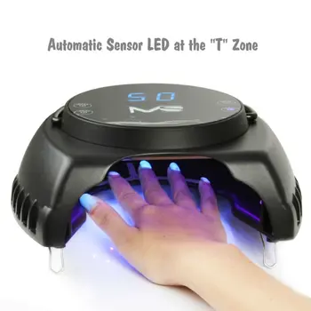 2016 MelodySusie Professional 100-240V 60W LED UV Gel Lamp Light Nail Dryer Nail Art EU Plug Nail tools