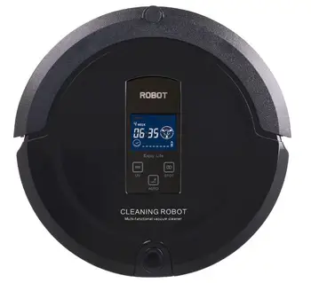 Shipping from RU)Robot Vacume cleaner A325 (Sweep,Vacuum,Mop,Sterilize)LCD Touch Screen,Schedule,Auto Charge