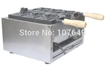 To USA/Canada/Japan/Mexico 3pcs Commercial Use Electric 110v Fish Waffle Taiyaki Baker Maker Iron Machine