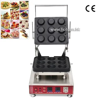 304 Stainless Steel Professional 110V 220V Electric Egg Tart Shell Maker Machine With Removable Plate