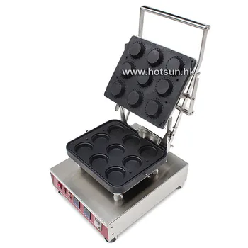 304 Stainless Steel Professional 110V 220V Electric Egg Tart Shell Maker Machine With Removable Plate